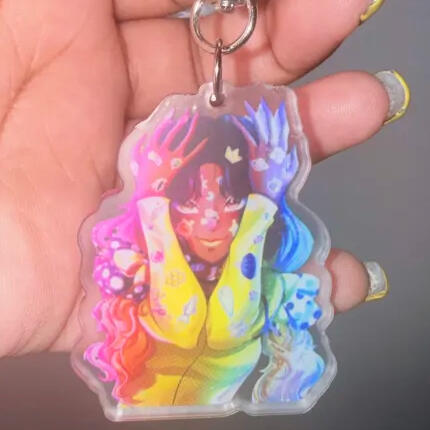 FORTANOVA Debut Album Keychain (art by @asophia.mills on IG)